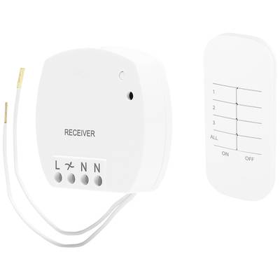 Smartwares SH4-99560 FSK 433 MHz Wireless switch, Remote control Dimmer function SH4-99560