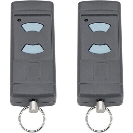 2 people Telecommand from the garage Pulsante blue di ricambio 868 MHz per HORMANN HSE2-868 HSM4-868 HSE4-868 Compatible with Tubauto HSM4-868