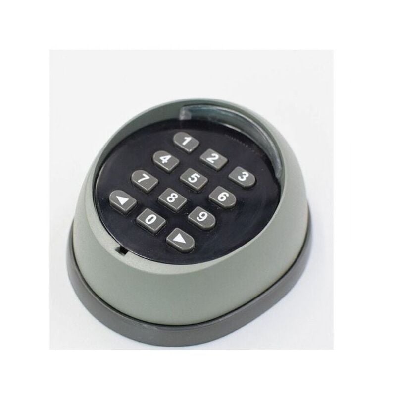 Metal Gate Opener Keypad, 433 MHz Rolling Code Keypad, High-Quality Garage Door Access Control Keypad, Black and Gray (Random Colors) YMYNY