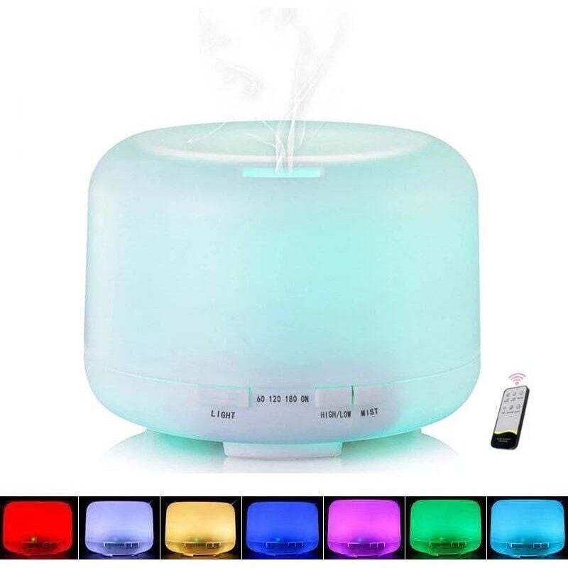 Colors led Light Aromatherapy Humidifier, Ultrasonic Humidifier, Essential Oil Diffuser with Remote Control Mumu