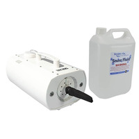 Snow Machine Set Complete with Snow Liquid With Wired & Wireless Remotes