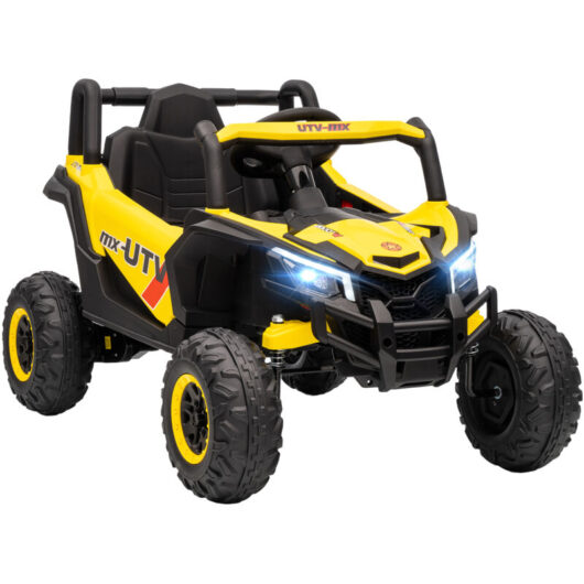 AIYAPLAY Kids Electric Car with Remote Control for Kids 3-5 Years, Yellow