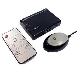 3 Port HDMI Switch 4k x 2k with Remote Control