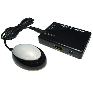 3 Way HDMI Switch Remote Control 1080p