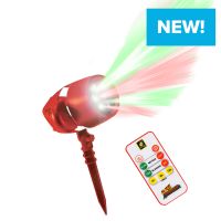 Star Shower LED Christmas Slide Show Projector with Remote