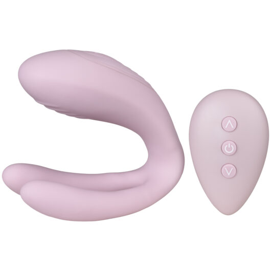 Amaysin Triple Couple's Vibrator with Remote - Rose