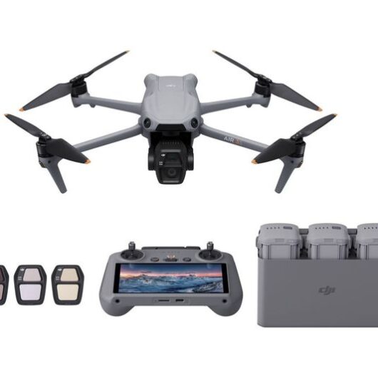 DJI Air 3S Drone Fly More Combo with RC 2 Remote Controller - Grey