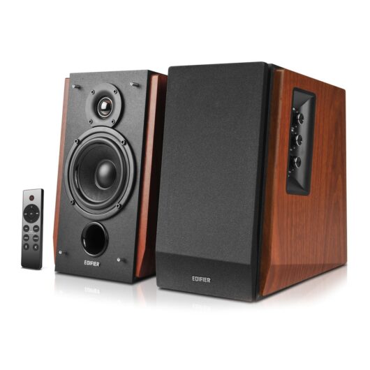 Edifier R1700BTS Active Bluetooth Bookshelf Speakers (Pair) Brown