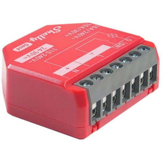 Home Automation Controller - SHELLY - 1 PM Gen4 - Zigbee Matter - Remote Control - Consumption Monitoring