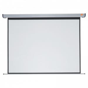 Nobo Projection Screen Electric Wall-Mount Rolling IR Remote 2400mm