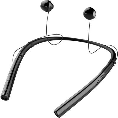 Tie Studio TQ14 Sports In-ear headset Bluetooth® (1075101) Black Neckband, Sweat-resistant, Volume control