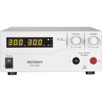 VOLTCRAFT PPS-11603 Bench PSU (adjustable voltage) 1 - 60 V DC 0 - 2.5 A 160 W USB , Remote programmable No. of outputs 2 x