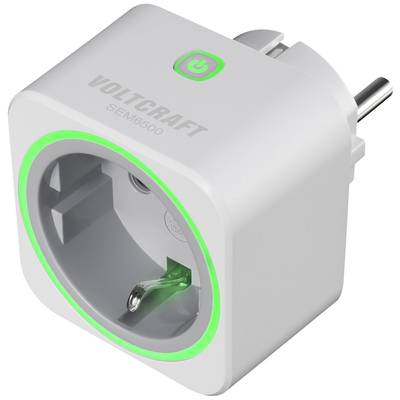 VOLTCRAFT SEM6000 Energy consumption meter Bluetooth interface, Data export mode, Data logger, TRMS, Selectable energy tariffs, app-controlled