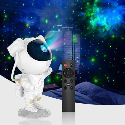 1 Astronaut Galaxy Projector, Nebula Starry Light with Timer and Remote Control, Decorative Lamp for Bedroom and Ceiling
