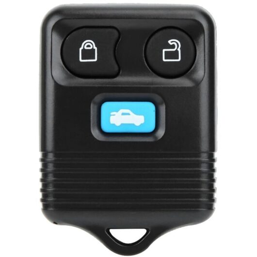 1 smart keyless entry system, 3-button remote control, 433 MHz, compatible with Ford Transit MK6 2000-2006 and Connect 2000-2007