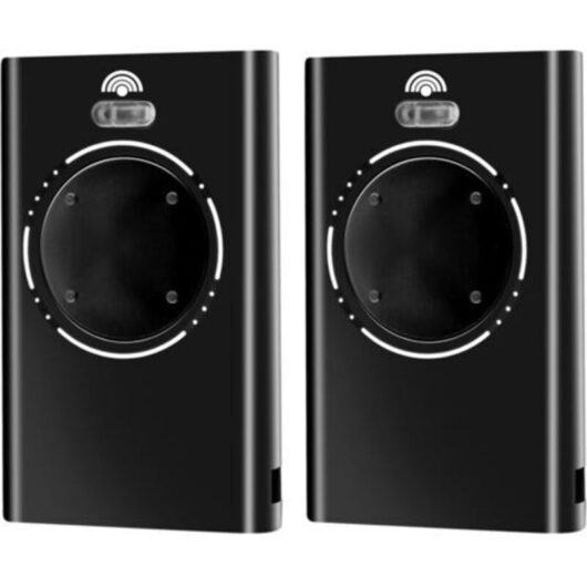 2 Pcs Remote Control Garage Door Transmitter 868MHz, Gate Remote Control 4 Channels Compatible with XT4 868 SLH LR, XT4 868 SLH, XT2 868 SLH LR, XT2