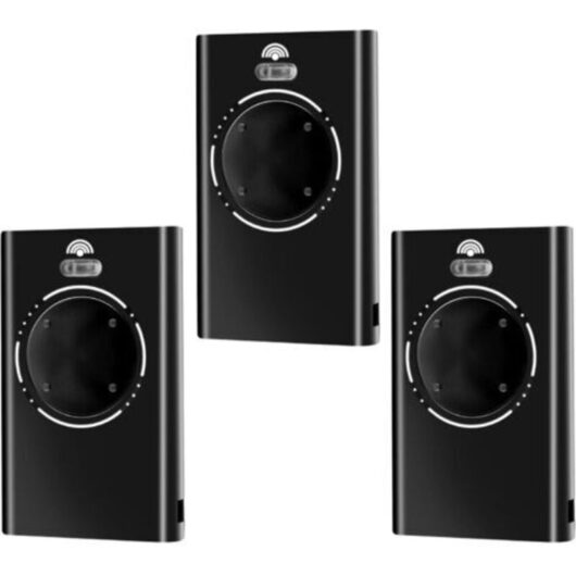 3 Pieces Garage Door Transmitter Remote Control 868MHz, 4 Channel Gate Remote Control Compatible with XT4 868 SLH LR, XT4 868 SLH, XT2 868 SLH LR,