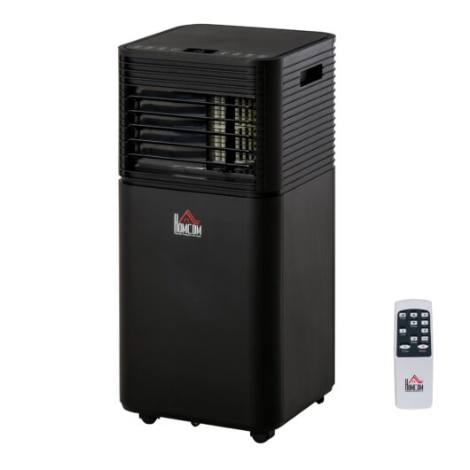 A Rated 9,000 BTU 4-In-1 Portable Dehumindifier With Remote & 24 Hour Timer