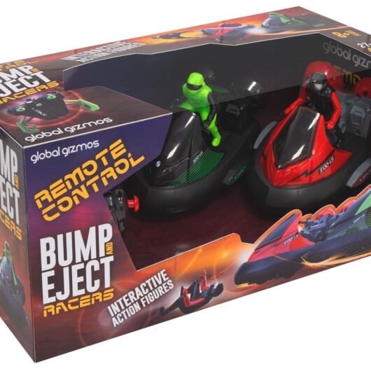Bump and Eject Remote Control Racers and Figures