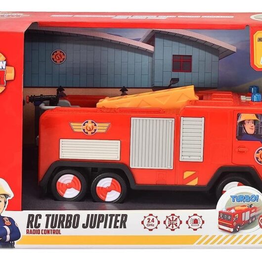 Fireman Sam Remote Control Turbo Jupiter Vehicle