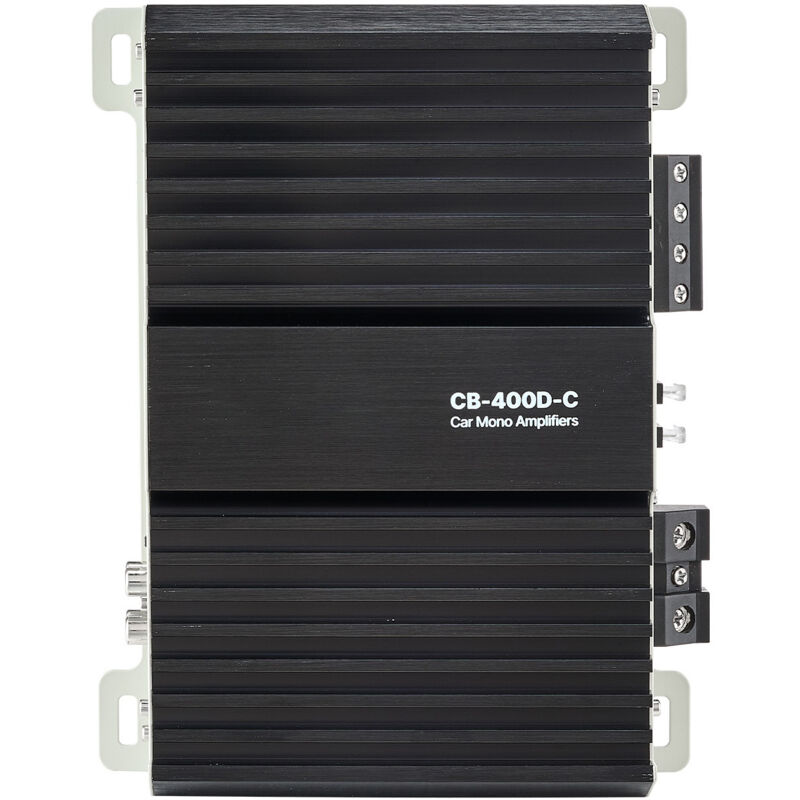 Mophorn Monoblock Car Amplifier,400W RMS, 1/2/4 Ohm Compatible,Single-Channel Class D Audio Amplifier with Subwoofer Level Remote,Low Pass Filter,