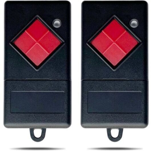Pack of 2 40.685mhz wireless remote controls for garage door, Compatible with Dic-ert MAHS40-01 channel handheld transmitter