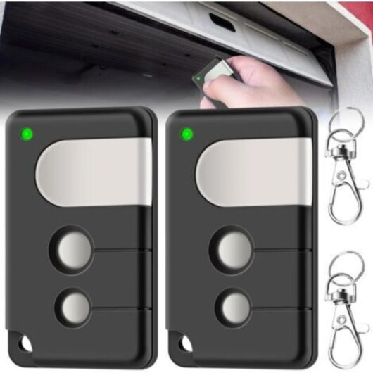 Pack of 2 Garage Door Handheld Transmitters Compatible with Liftmaster 84335E 433mhz Garage Door Remote Control for LIFTMASTER 84330E 84335E 8747E