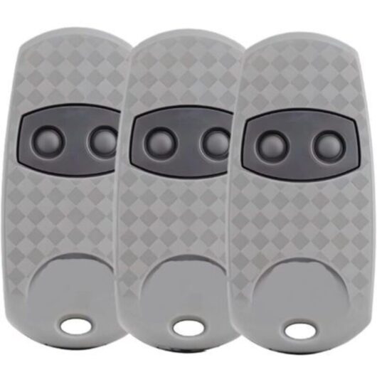 Pack of 3 TOP432EE Car Door Keys - 2 Buttons - Universal Remote Control Compatible with CAME TOP-432EE、TOP-432EV、TOP-432NA、TOP-432SA