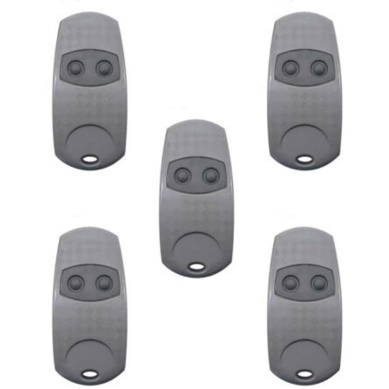 Pack of 5 TOP432EE car door keys - 2 buttons - Universal remote control compatible with CAME TOP-432EE、TOP-432EV、TOP-432NA、TOP-432SA