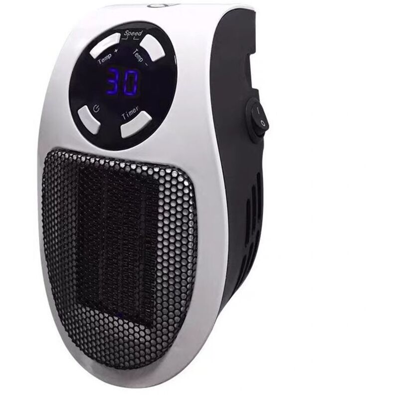 Portable Electric Heater Plug In Wall Heater Room Heater Stove Home Radiator Remote Heater 500W