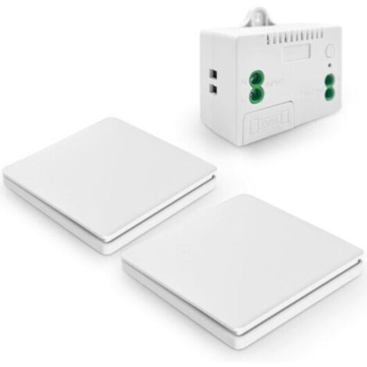 Self-powered wireless switch, no battery needed, wireless remote control for lights and electrical appliances, waterproof and safe, can be installed