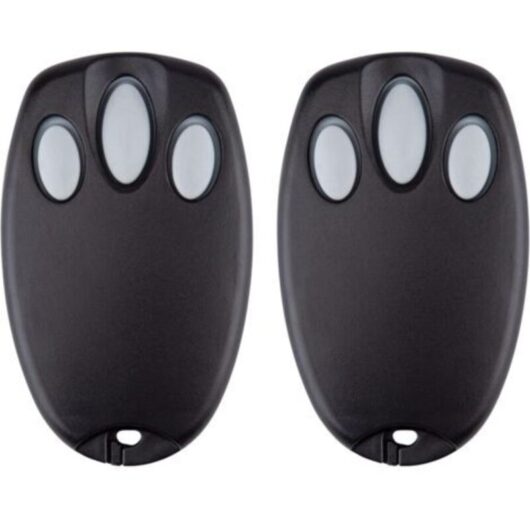 Set of 2 Replacement Handheld Transmitters for Merlin++2.0 Garage Door Remote Control E945 E945M E950M E943M
