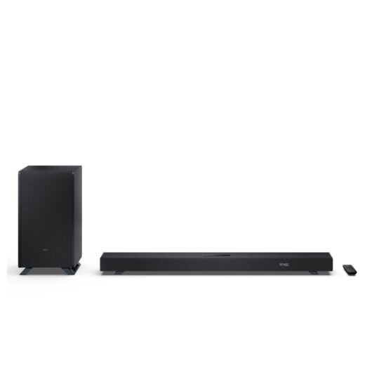 Sharp Q Range Soundbar 3.1.2 Channel Soundbar with Wireless Subwoofer Black