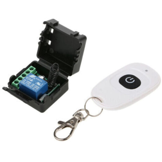 Smart Home 433Mhz DC 12V 1CH Wireless Remote Control Relay Receiver Transmitter Universal Remote Control Switch Module and RF Transmitter Remote