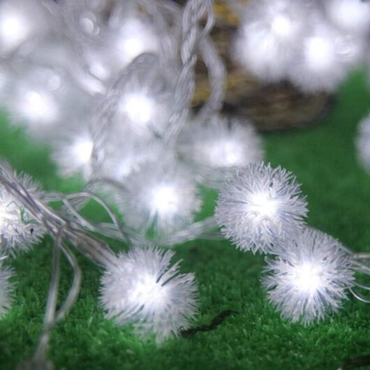Snow Globe Garlands, 8.2ft / 20 LED Christmas String Lights with Remote Control, Waterproof Decoration for Indoor and Outdoor Wedding Party Christmas