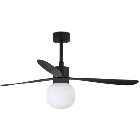 Dc Ceiling Fan Amelia iii Black with led & Remote