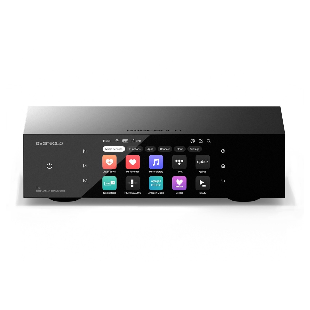 EverSolo T8 Streaming Transport Black