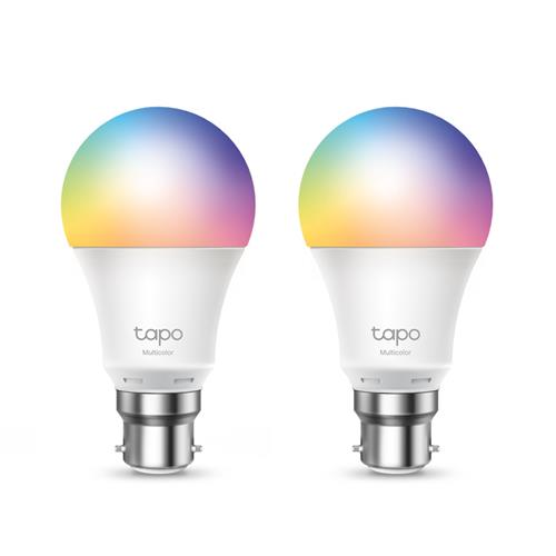 TP-Link Tapo Smart Wi-Fi Light Bulb Multicolor E27 2-Pack