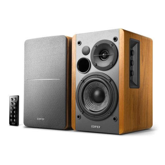 Edifier R1280DB Active Bluetooth Bookshelf Speakers (Pair) Brown