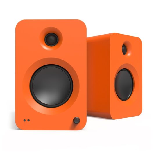 Kanto REN Powered Speakers with HDMI ARC USB-C and Bluetooth Matte Orange